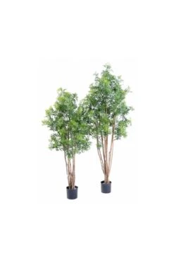 Artificial Aralia Tree On Natural Trunk (2 Size Options) -Artificial Plant Shop artificial aralia tree on natural trunk 2 size options p949 2484 image