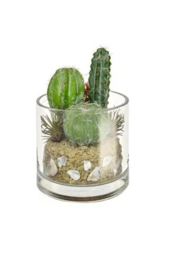 Artificial Mini Cactus Succulent Display