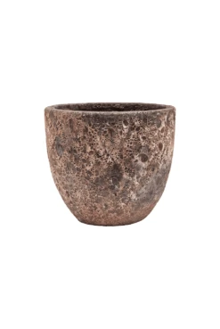 Lava Pink Stone Planter (3 Size Options) -Artificial Plant Shop lava pink stone planter 3 size options p959 2572 image