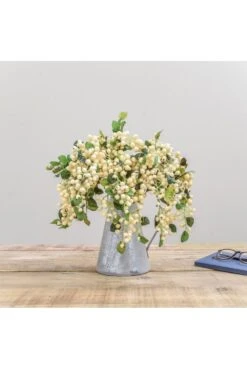 Artificial Berry Foliage - White -Artificial Plant Shop the artificial plants shop artificial berry foliage white p818 1852 image