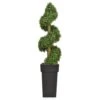Artificial Buxus Spiral In Lofty Planter