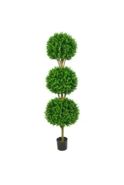 Artificial Buxus Triple Ball