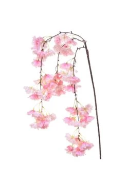 Artificial Cherry Blossom Foliage - Weeping Pink