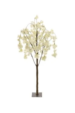 Artificial Cherry Blossom Tree - Weeping 1.4m Cream