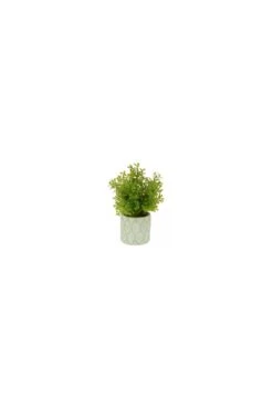 Artificial Herbs In Mosaic Pots - Set Of 3 -Artificial Plant Shop the artificial plants shop artificial herbs in mosaic pots set of 3 p278 622 image