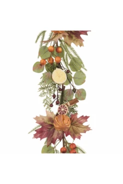 Artificial Maple Citrus Garland 180cm