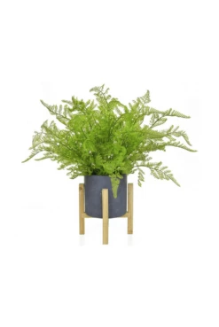 Artificial Potted Feather Fern
