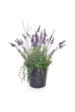 Artificial Potted Lavender 60cm