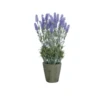 Artificial Potted Lavender Display