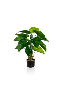Artificial Potted Taro Plant