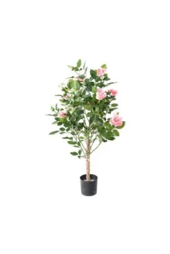 Artificial Rose Tree Pink 100cm