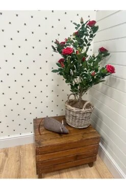 Artificial Rose Tree Red 100cm -Artificial Plant Shop the artificial plants shop artificial rose tree red 100cm p327 2245 image
