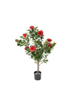Artificial Rose Tree Red 100cm
