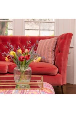 Artificial Tulip & Lavender Display