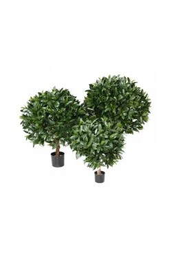 Artificial UV Protected Bay Laurel Bushes