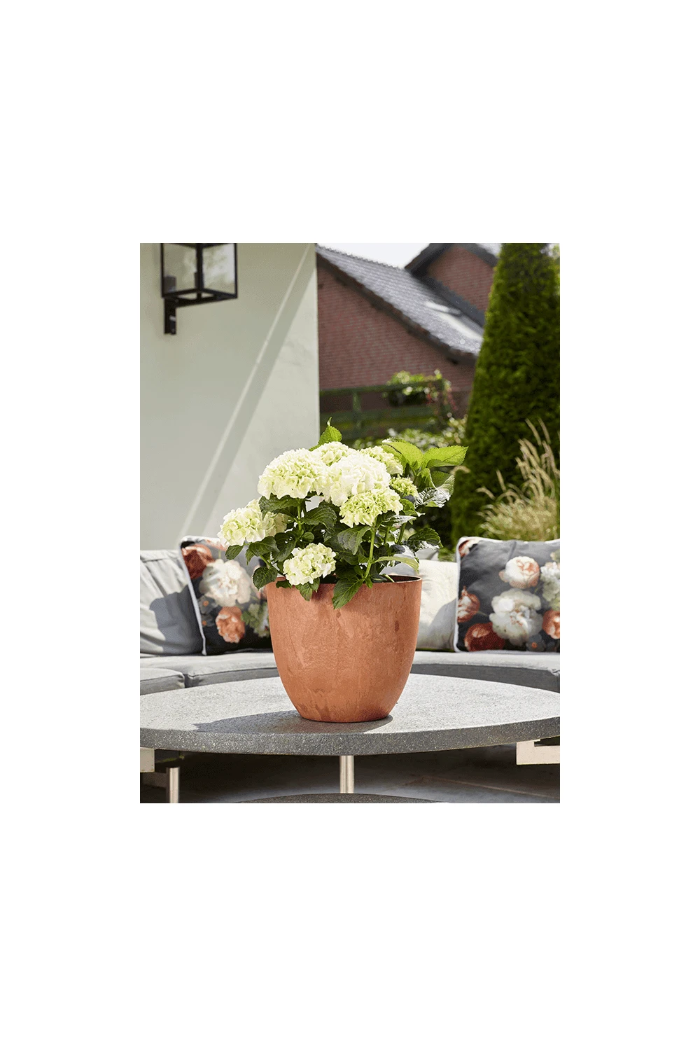 Artstone Bola Pot - Oak 6 Artstone Bola Pot - Oak - Image 4