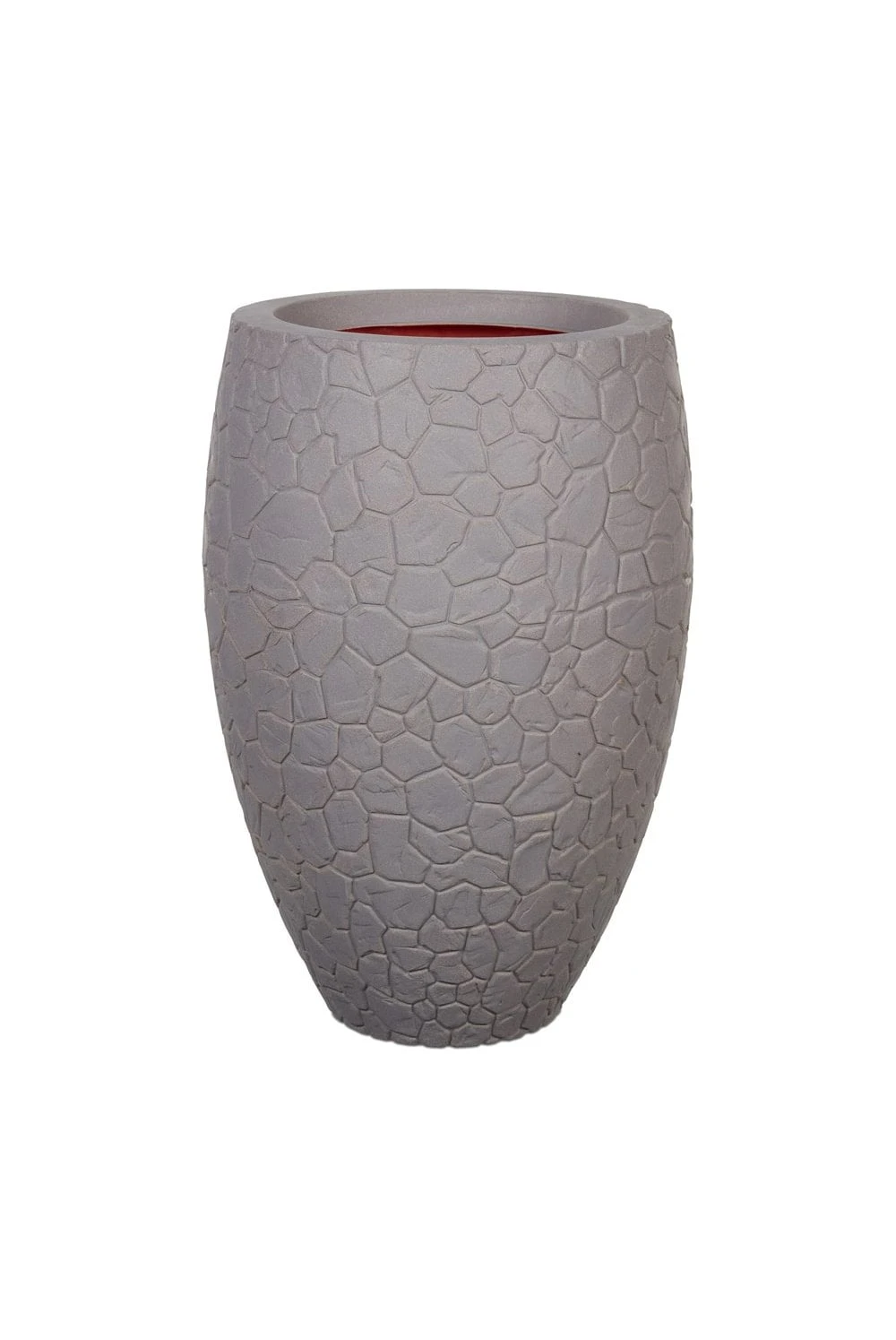 Clay Effect Vase Planter - Grey 2 Clay Effect Vase Planter - Grey