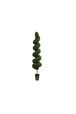 Deluxe Artificial Boxwood Spiral