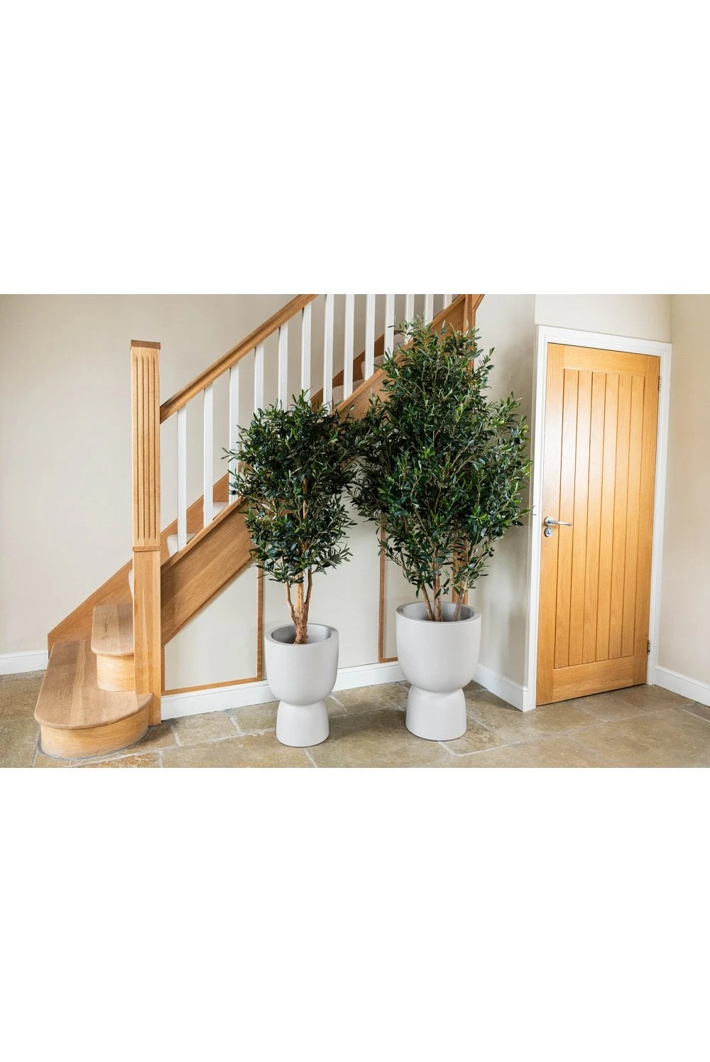 Pure Beige Footed Planter 4 Pure Beige Footed Planter - Image 2