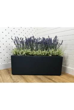 Ready Made Artificial Lavender And Heather Trough Filler